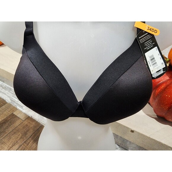 Maidenform 09436 Everyday Underwire Lined Full Coverage Bra Size 34DD Black - Picture 4 of 6